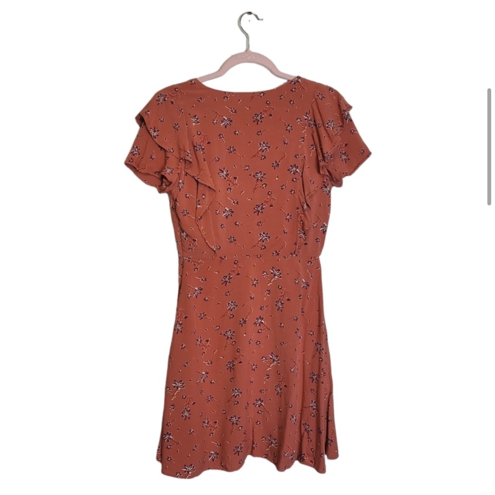 Madewell Flutter Sleeve Ruffle Button Down Dress … - image 3